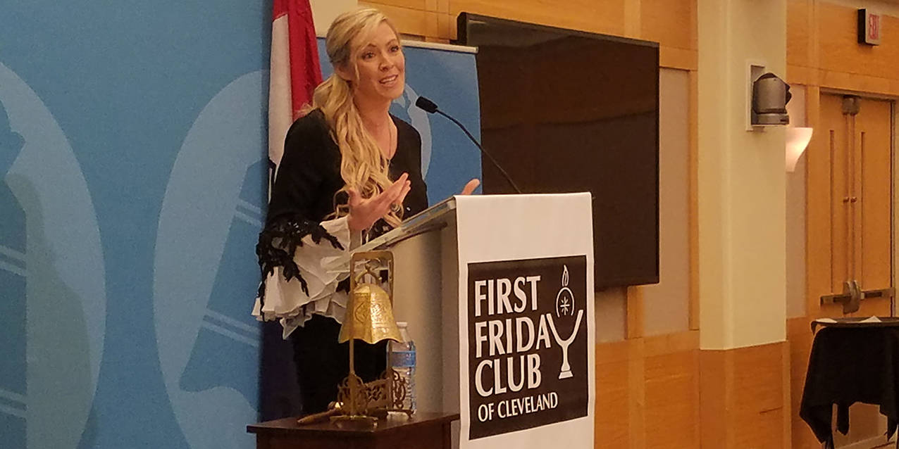 Brooke Taylor shares her faith journey with First Friday Club of Cleveland
