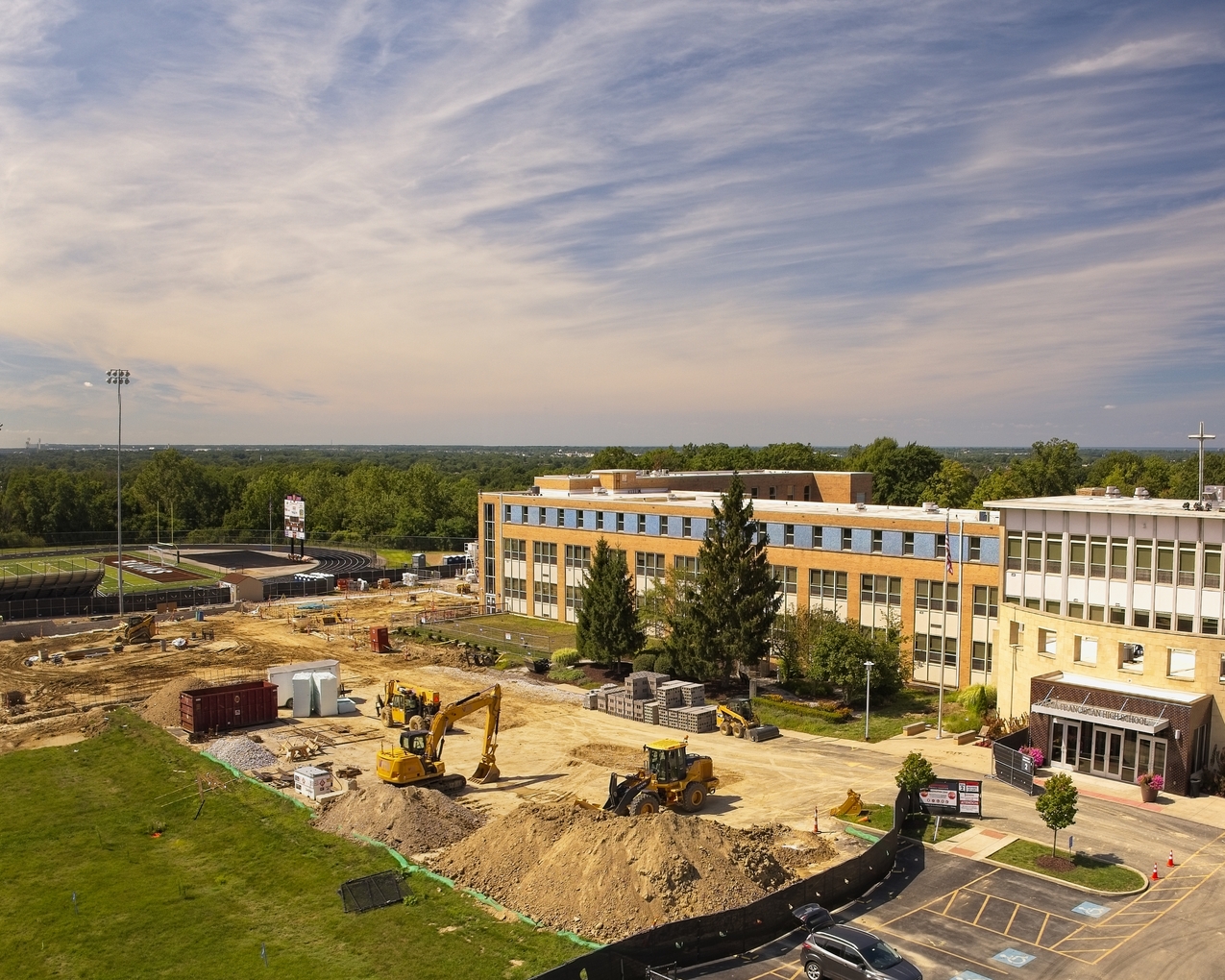 Padua Franciscan High School breaks ground for new athletic center