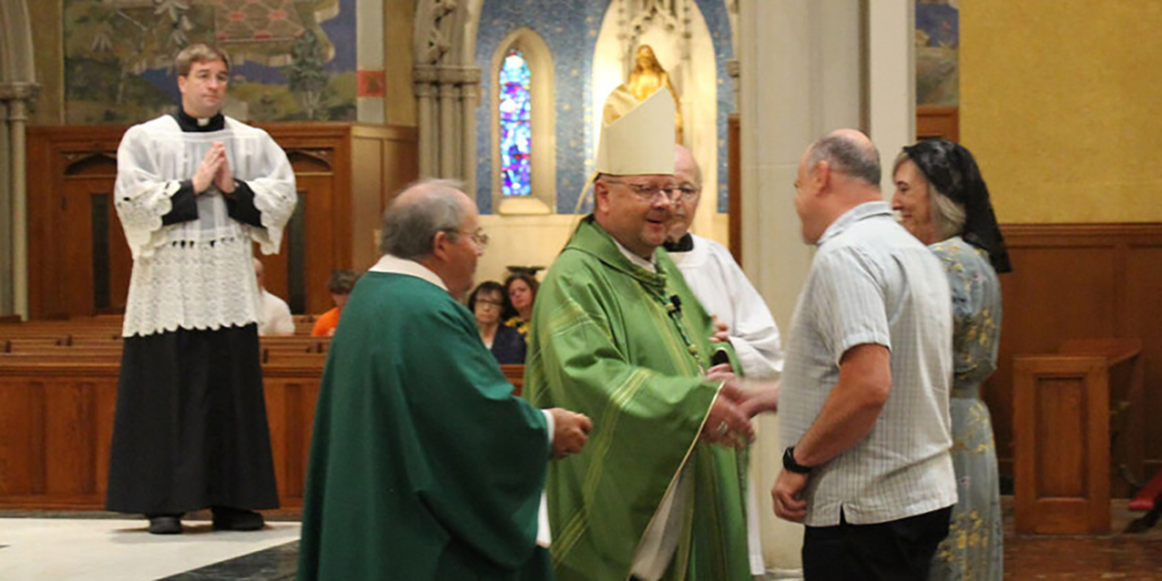 Bishop recognizes ancient order as they promote peace in the Holy Land