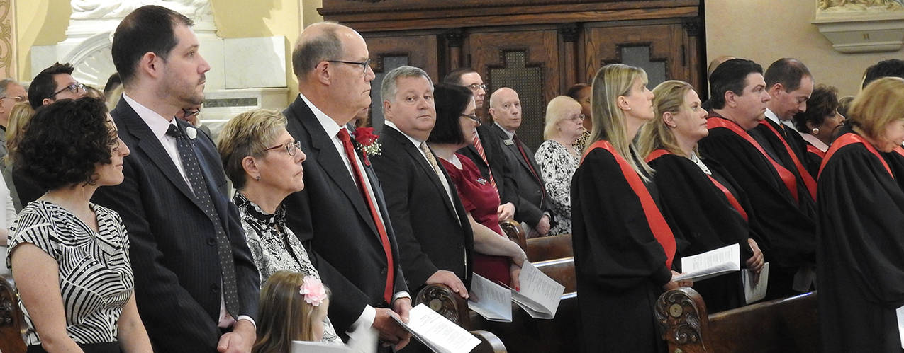 Jeffrey Heintz receives Sir Thomas More Award at Red Mass during Akron Bar Association’s Law Week celebration