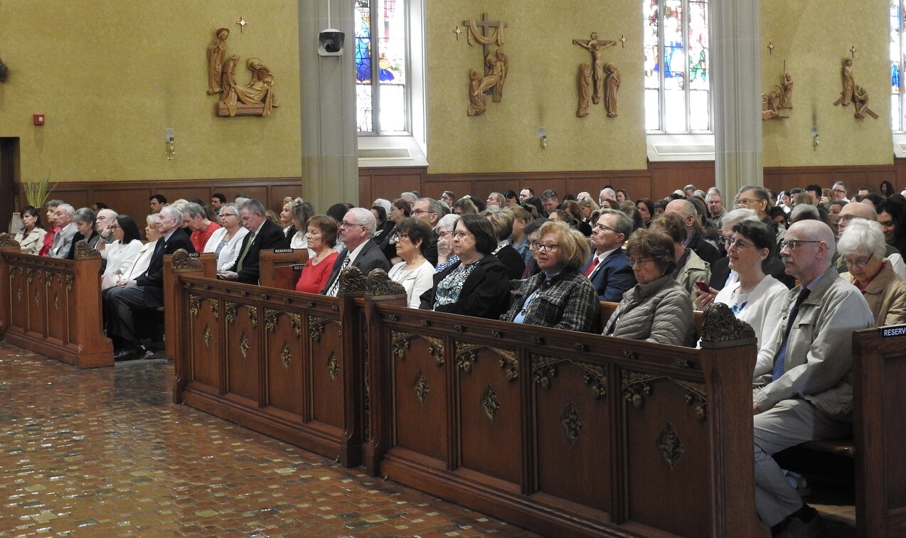 Parents of Priests gather for annual Mass, social with bishops