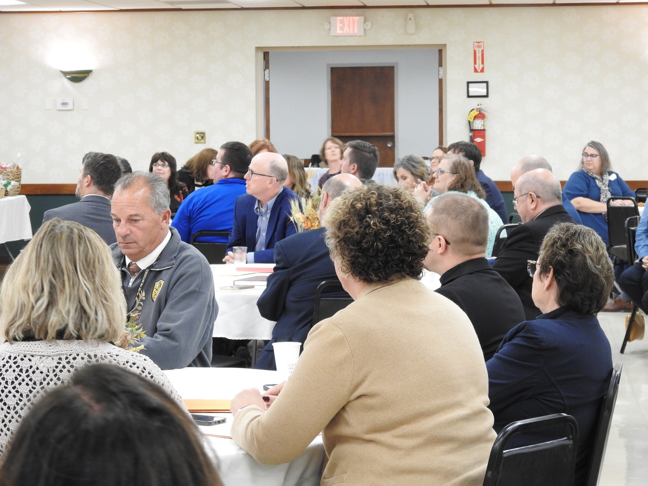 Bishop, superintendent share education good news with pastors, principals