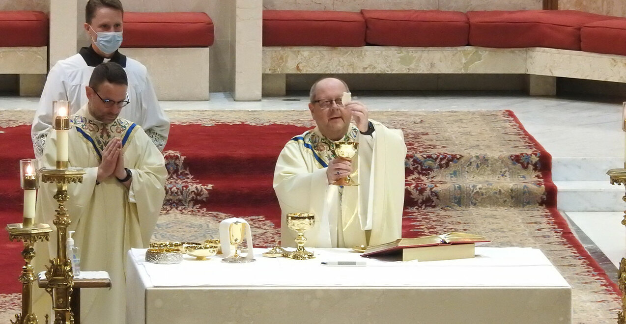 First diocesan young adult Mass focuses on Jesus, redeemer and king