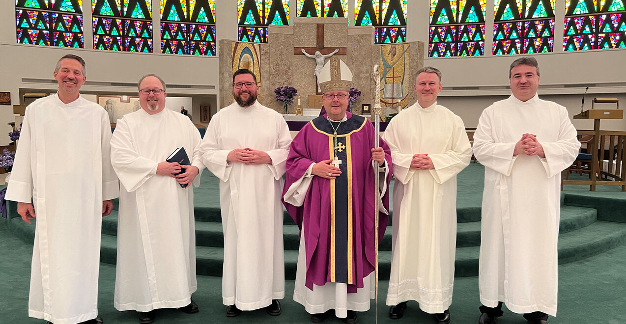 Six men answer call to ministry as permanent deacons