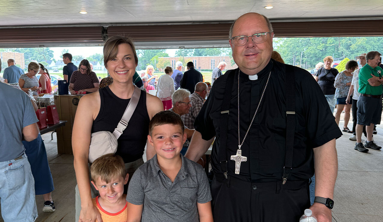 St. Monica Parish celebrates feast day with Mass, picnic
