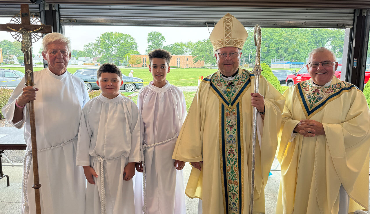 St. Monica Parish celebrates feast day with Mass, picnic