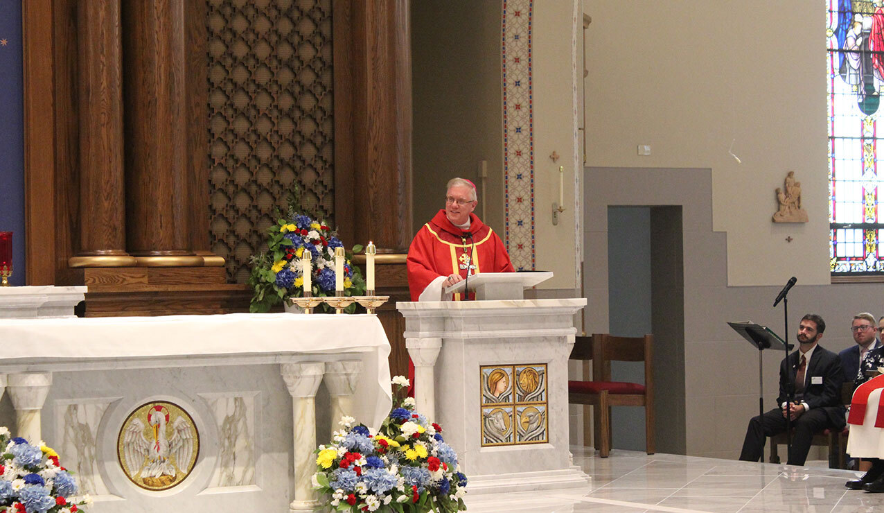 Bishop Woost welcomes all ‘home’ during opening Mass at CPL