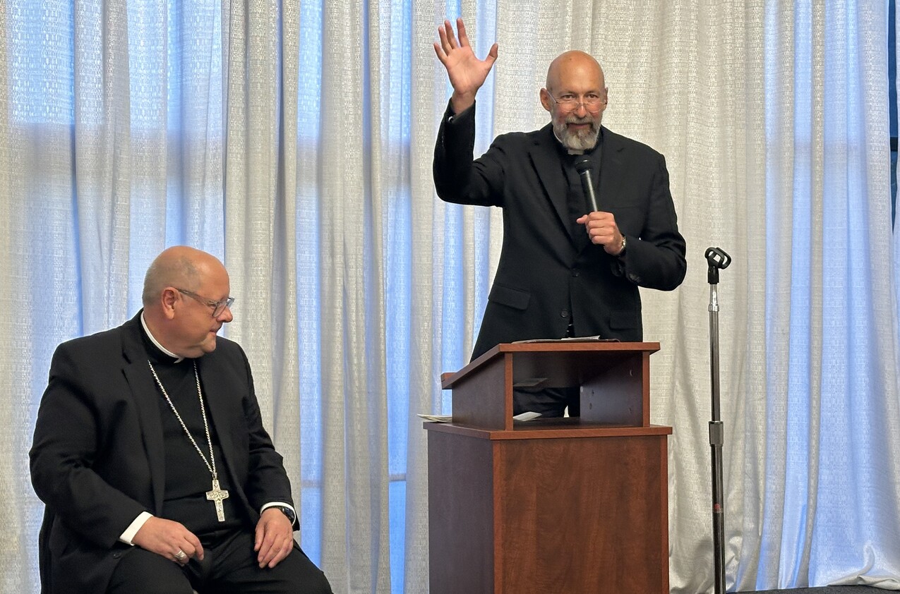 Theology on the Rocks Akron welcomes bishop for casual, candid discussion