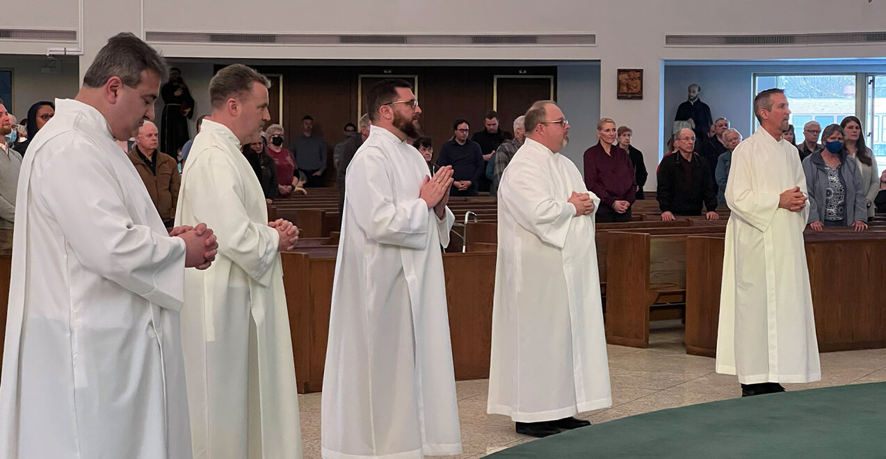 Six men answer call to ministry as permanent deacons