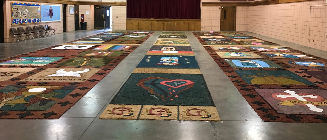 Station church pilgrimage, Carpets of Holy Week, Good Friday procession enhance Holy Week experience