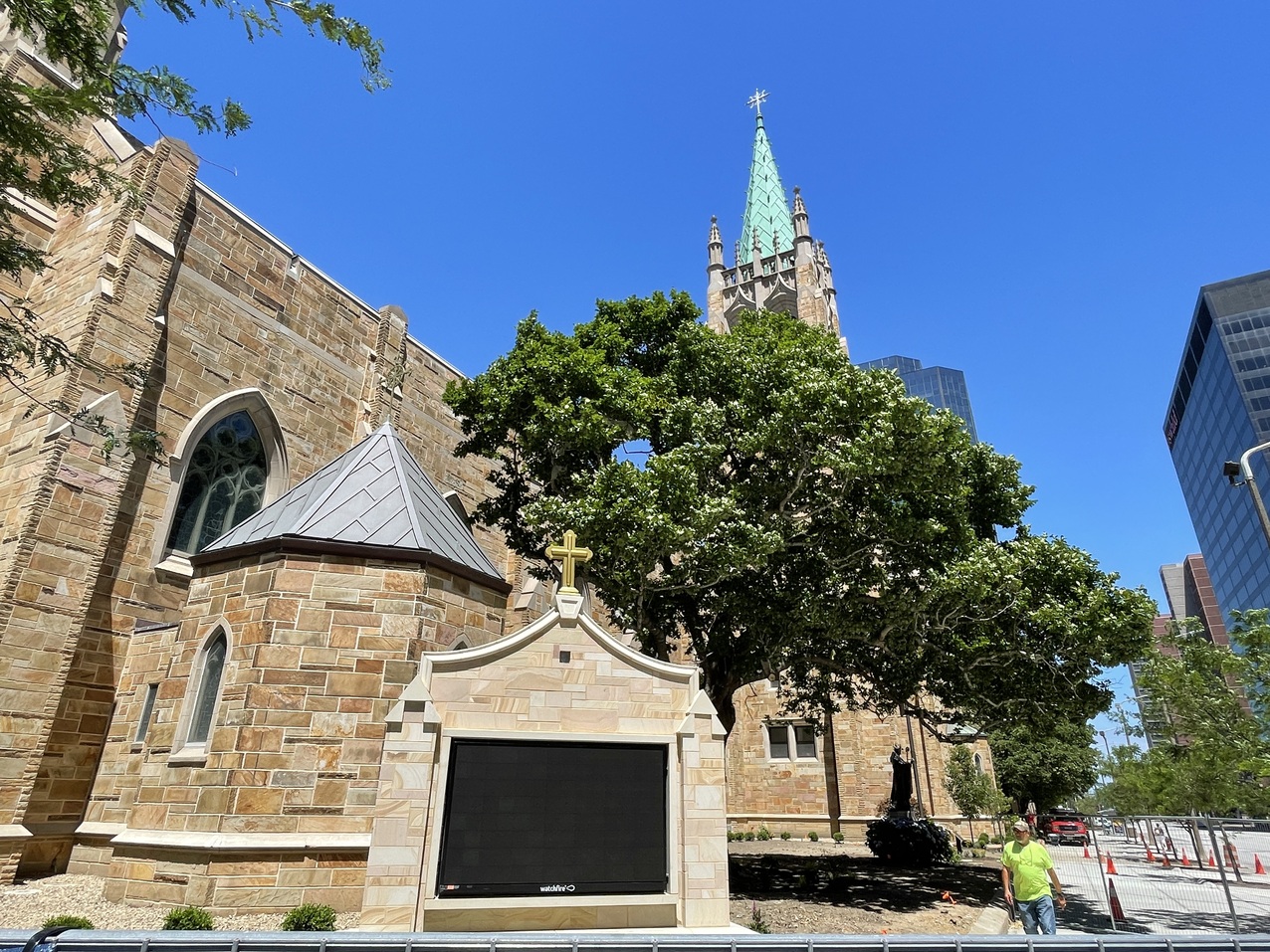 Exterior work at cathedral nears conclusion