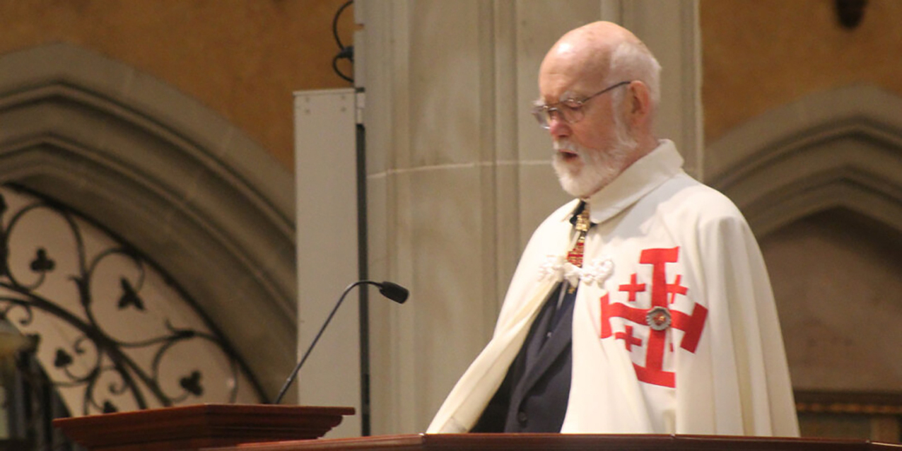 Bishop recognizes ancient order as they promote peace in the Holy Land
