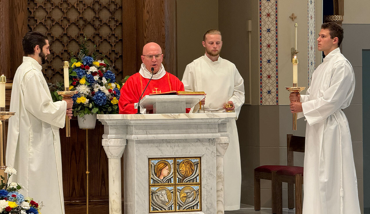 Bishop Woost welcomes all ‘home’ during opening Mass at CPL