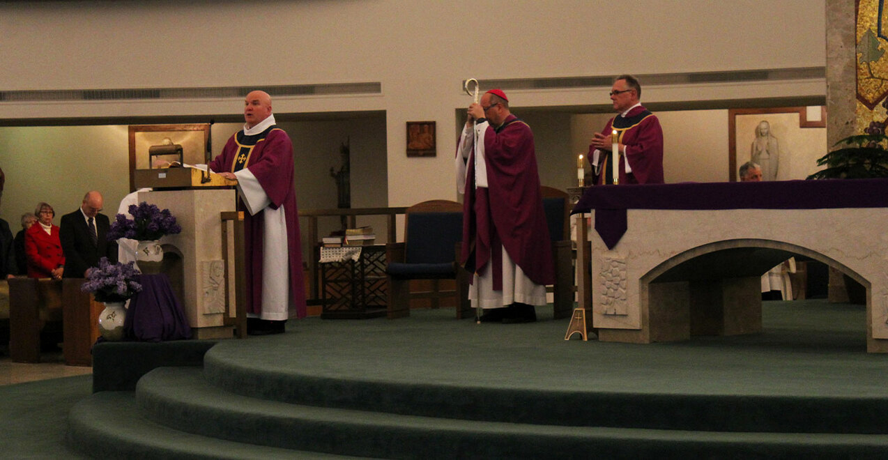 Five candidates for permanent diaconate installed in ministry of lector