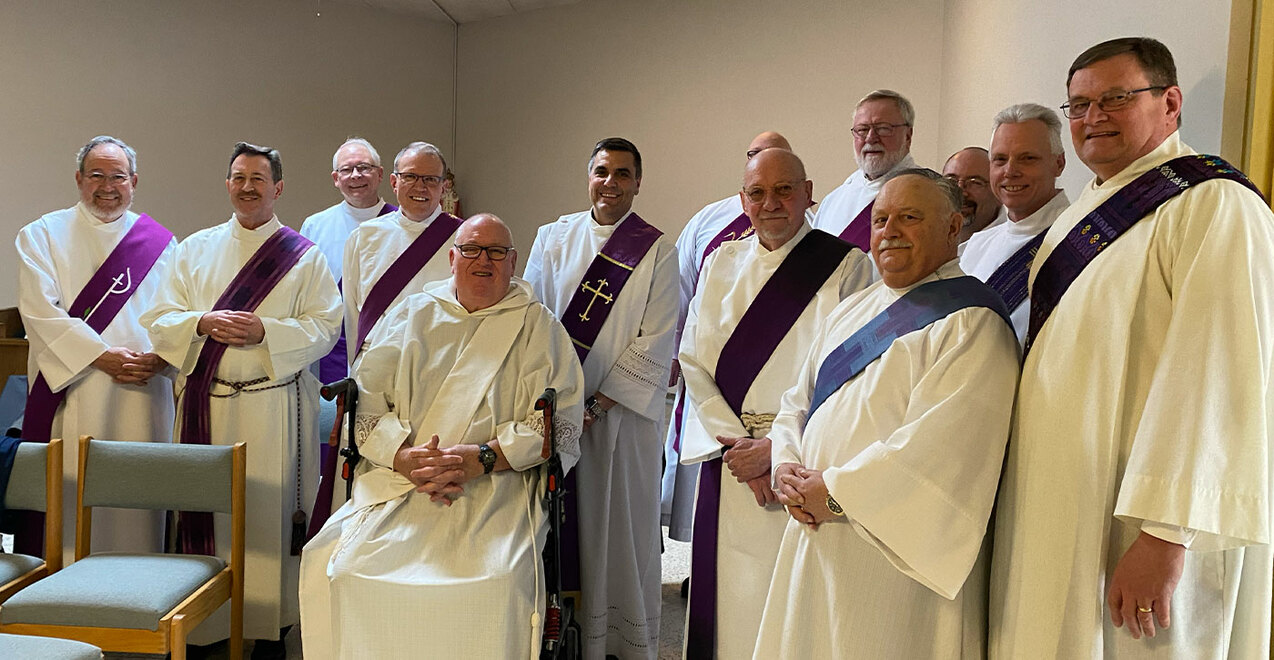 Five candidates for permanent diaconate installed in ministry of lector