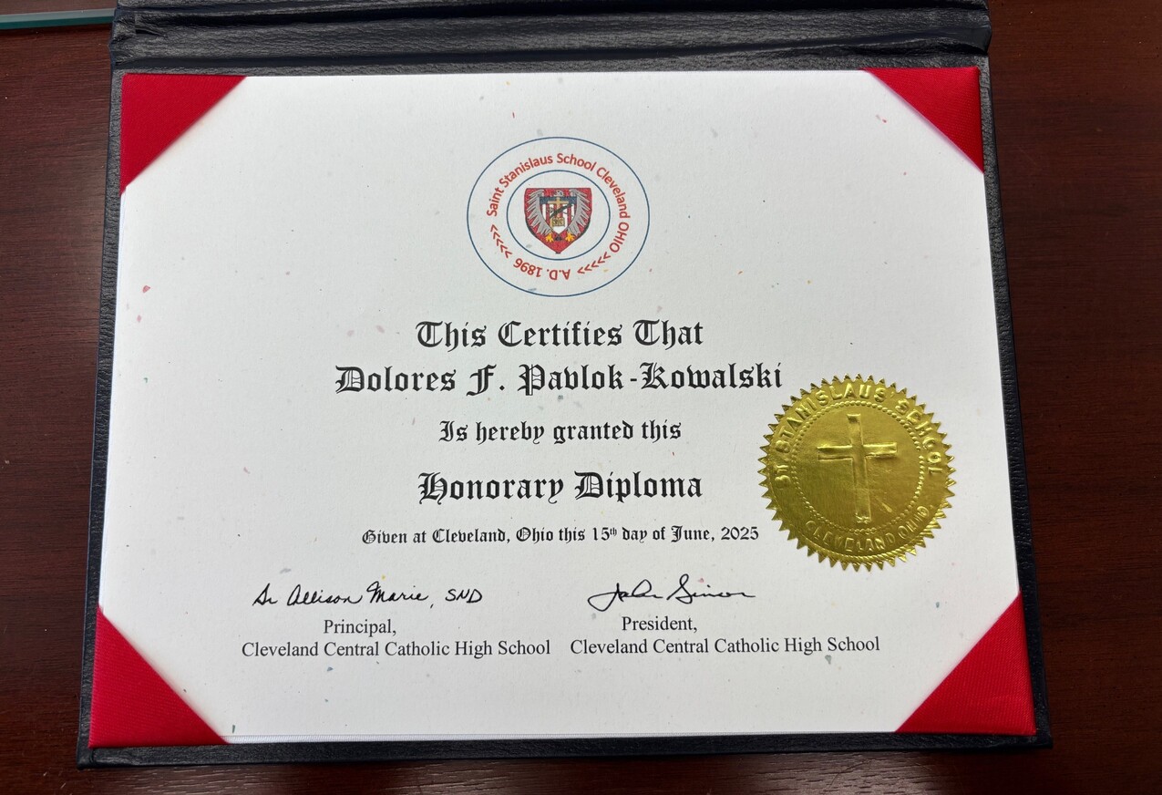 Diploma finally becomes reality for former St. Stanislaus High School student