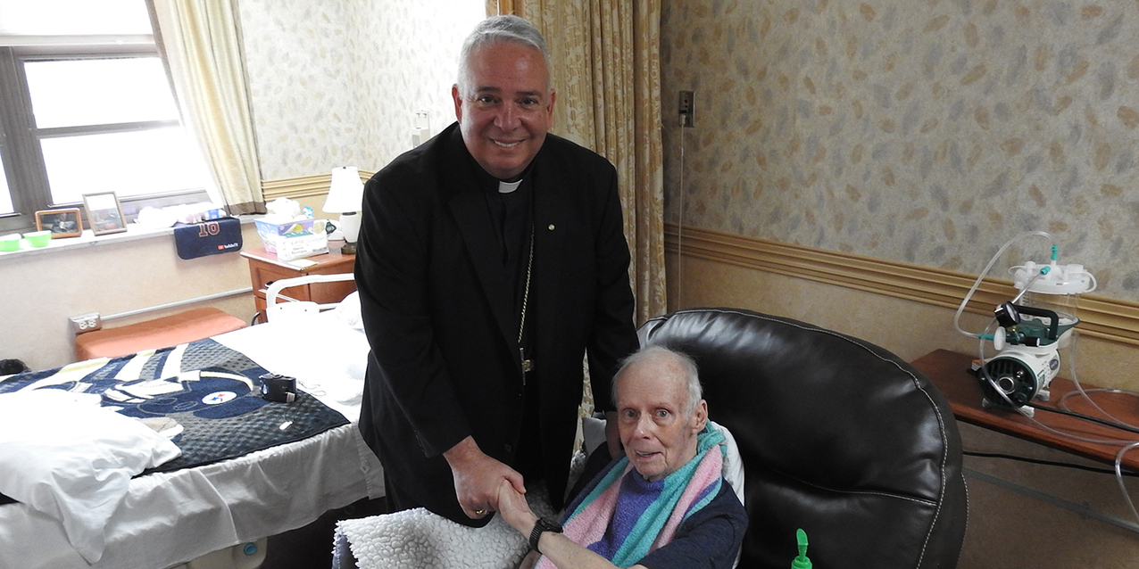 Holy Family Health Care & Hospice mission is shared with bishop 