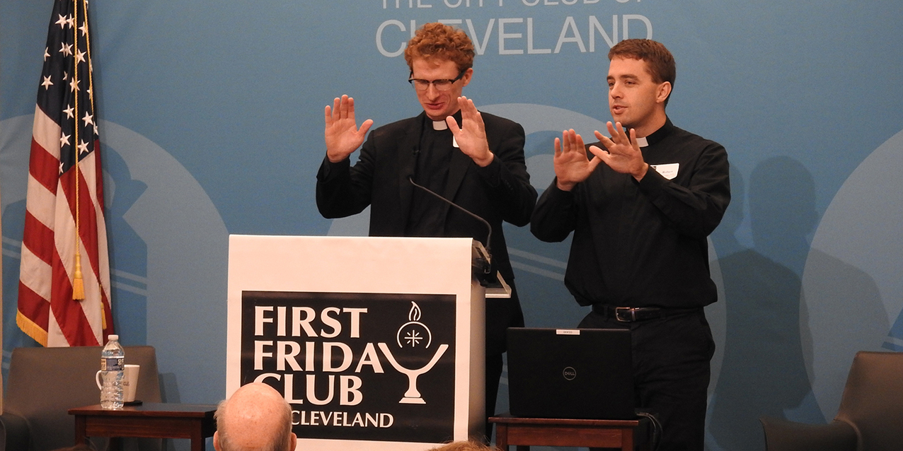 Father Bryan Norton shares priesthood journey with First Friday Club of Cleveland