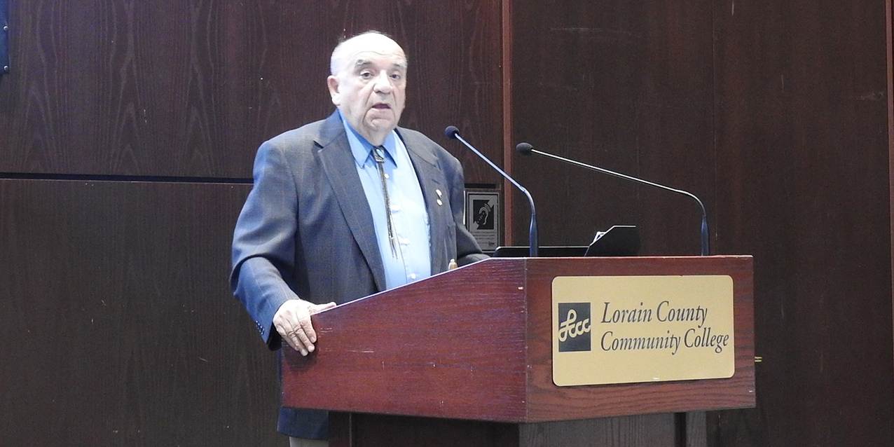 Retired social worker reflects on immigration at Lorain First Friday Forum