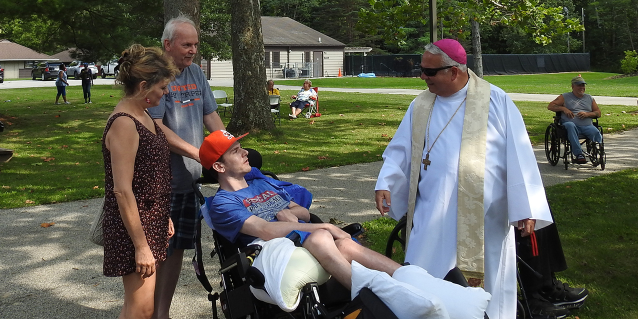 St. Augustine Health Ministries residents enjoy camp week, visit from bishop