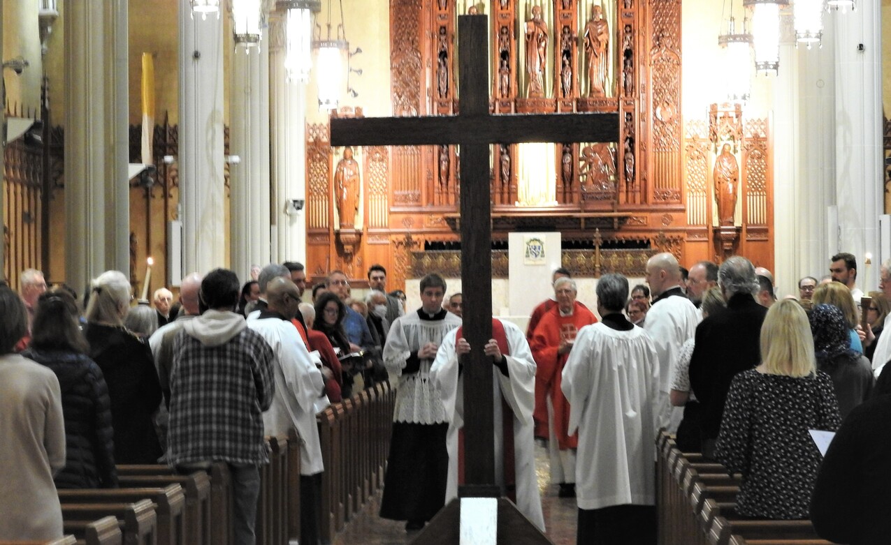 Holy Week liturgies begin on Palm Sunday at cathedral 