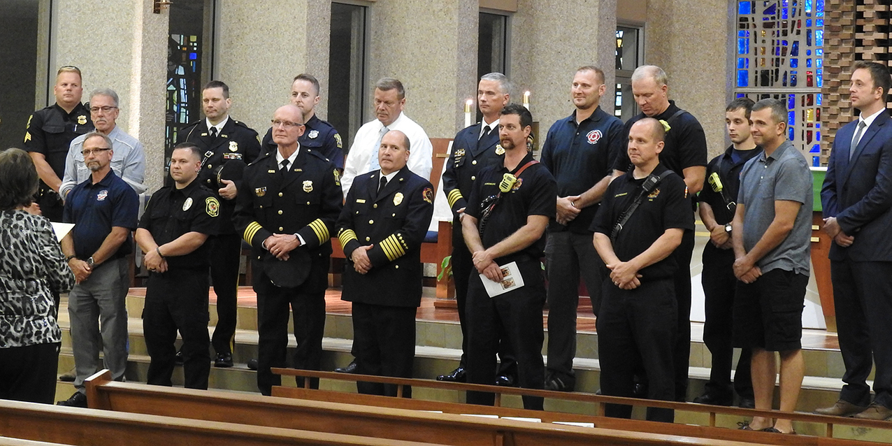 St. Joseph Parish, Strongsville thanks first responders at prayer service
