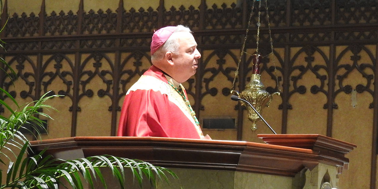 Parents of Priests attend Palm Sunday Mass, brunch with bishop