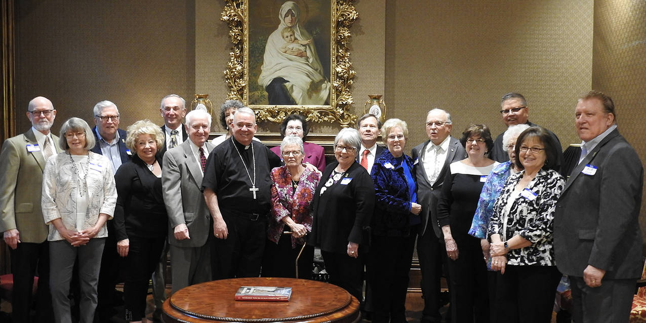 Parents of Priests attend Palm Sunday Mass, brunch with bishop