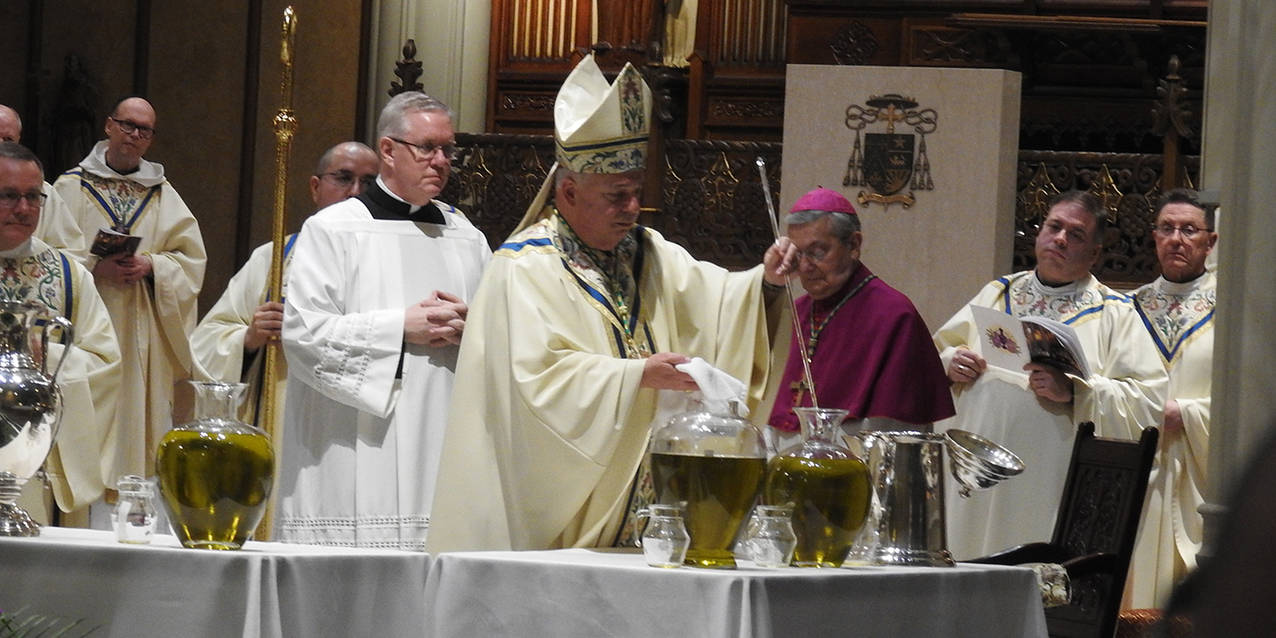 Chrism Mass leads into Holy Week liturgies