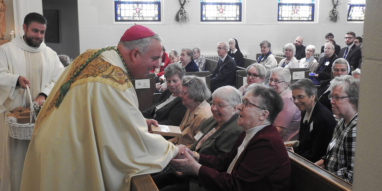 Religious order sisters, brothers, priests celebrate jubilees with Mass, lunch