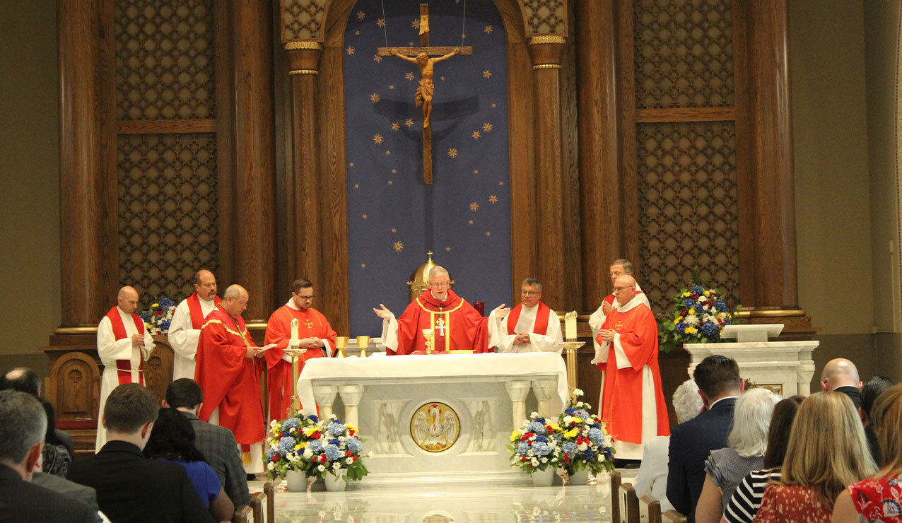 Bishop Woost welcomes all ‘home’ during opening Mass at CPL