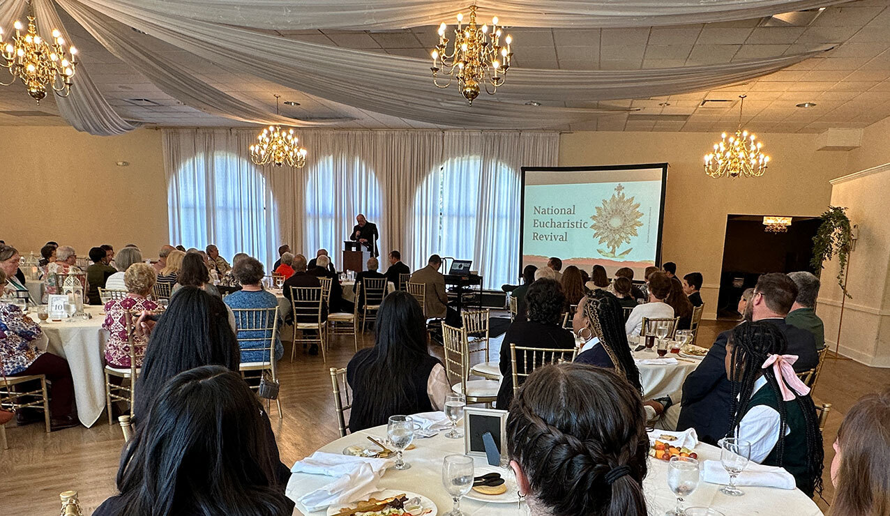 Bishop discusses our Eucharistic mission at First Friday Club of Greater Akron