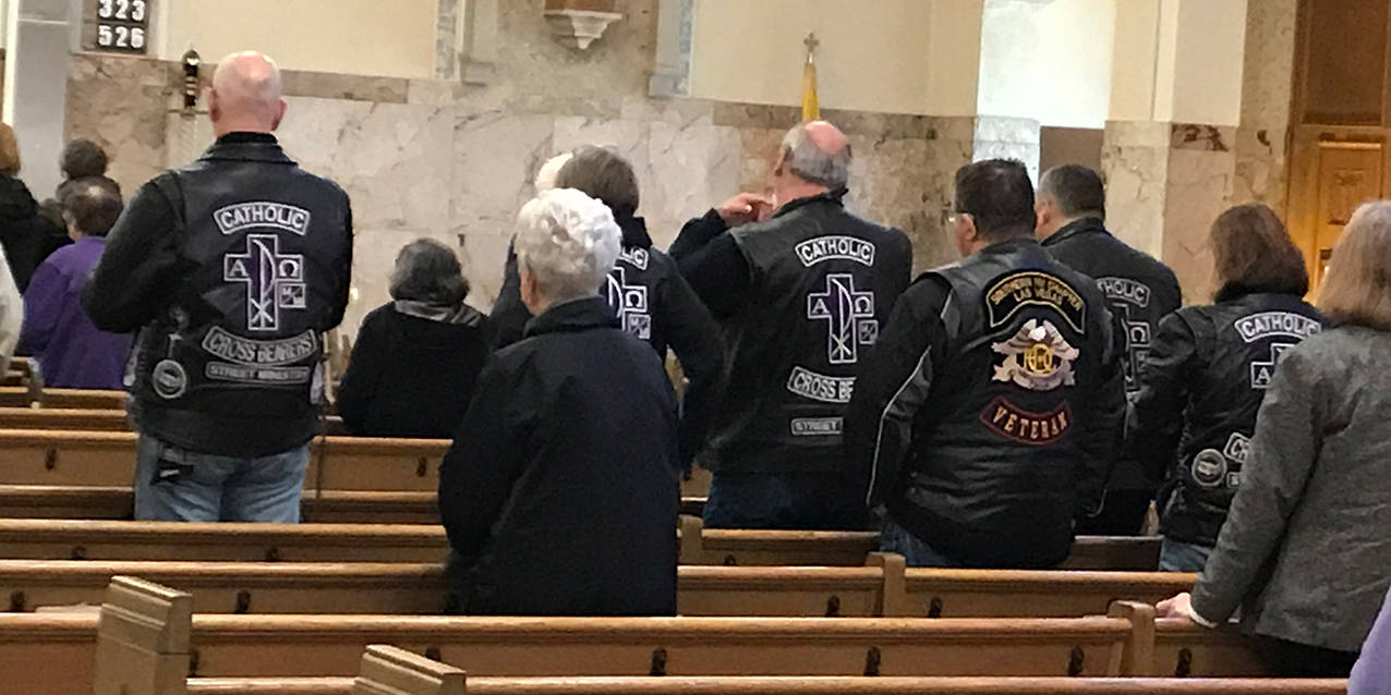Blessing of the bikes marks new season for Catholic Cross Bearers Motorcycle Ministry 