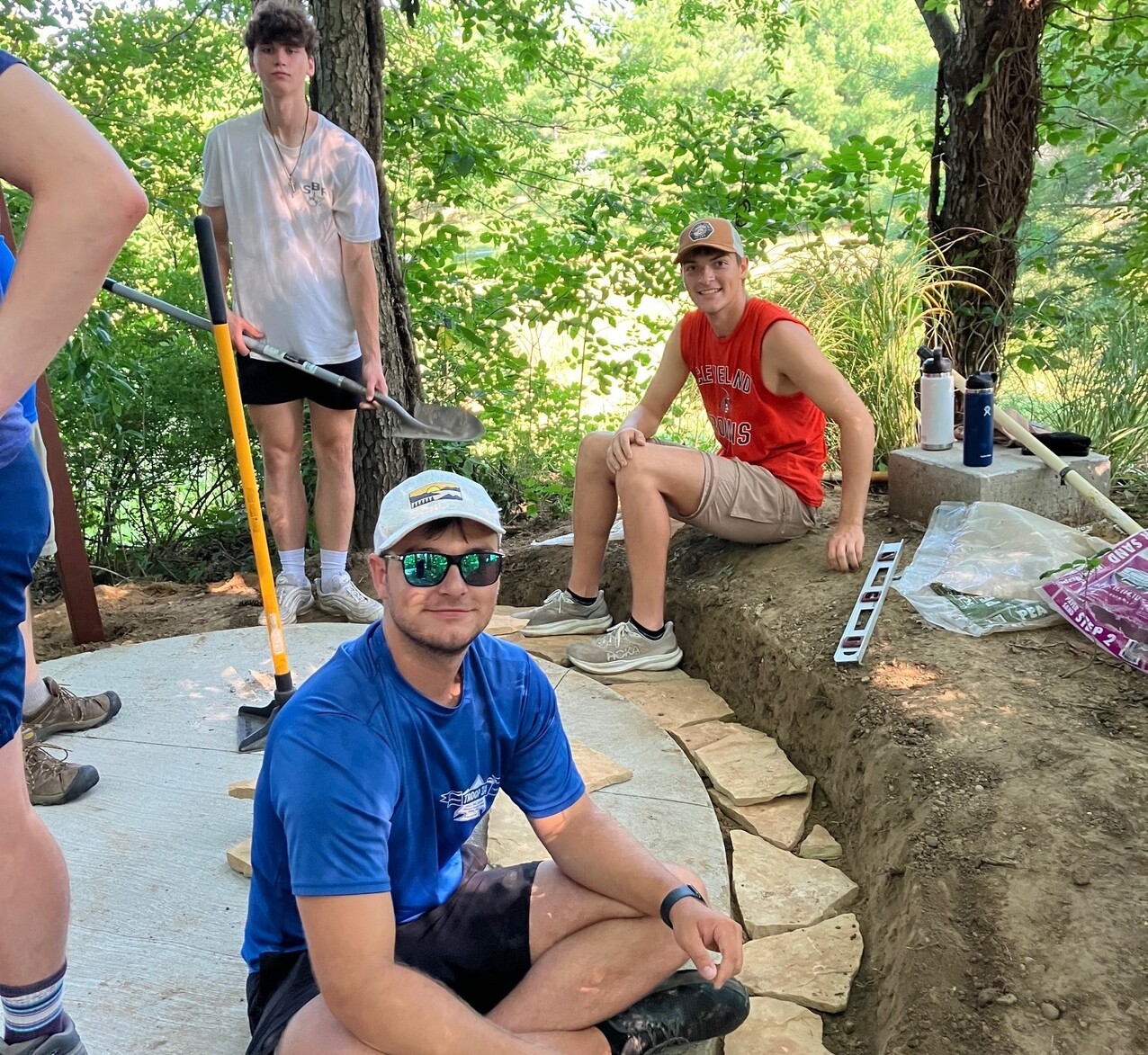 Eagle Scout projects result in two new shrines at Queen of Heaven Parish