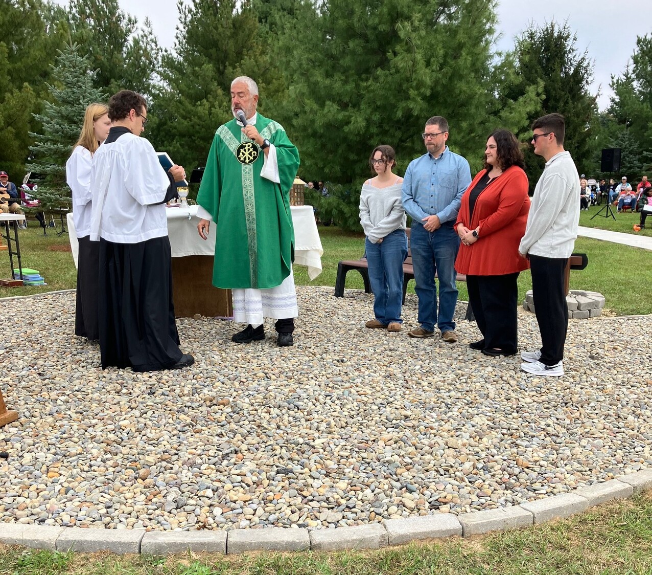 Eagle Scout projects result in two new shrines at Queen of Heaven Parish