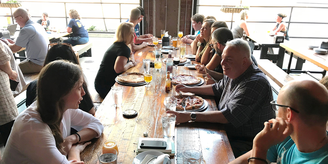 Books & Beaches event draws young adults from across the diocese