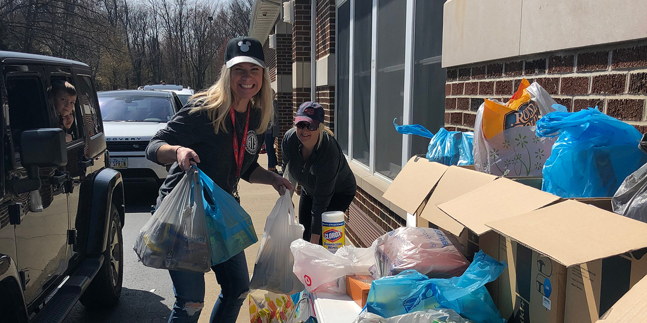 Schools across the diocese collect food, essential items to aid struggling families during health crisis 