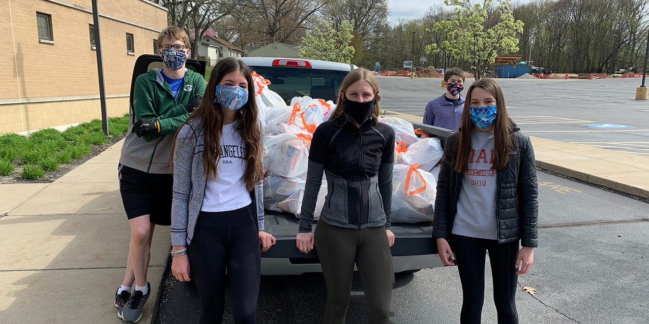 Schools across the diocese collect food, essential items to aid struggling families during health crisis 