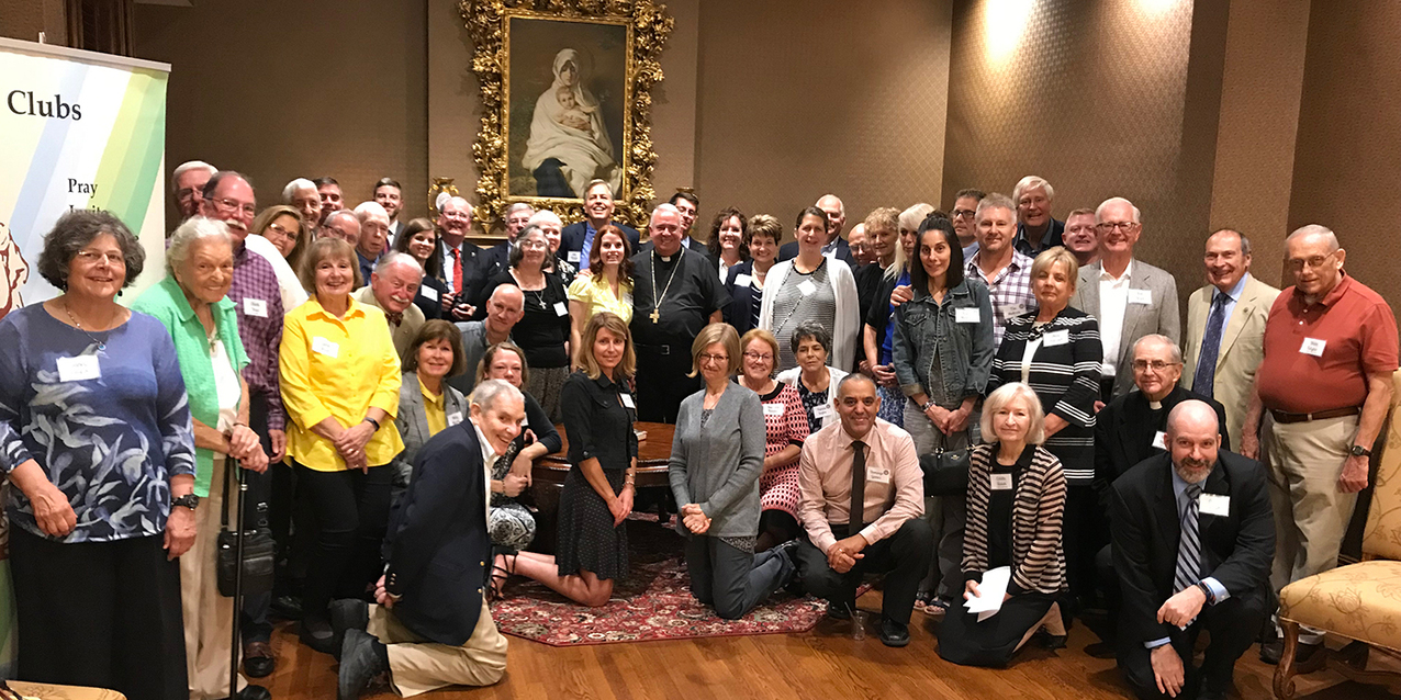 Serra Clubs attend Mass at cathedral, enjoy fellowship