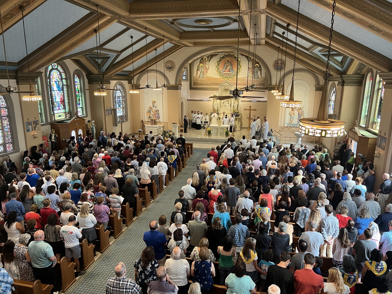 Mass, procession, festival mark Holy Rosary’s Assumption celebration
