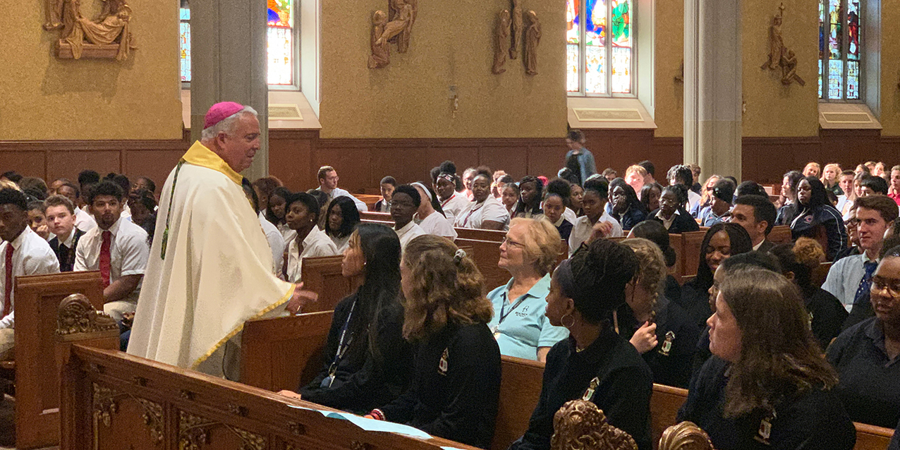 Annual Catholic Schools for Peace and Justice Mass, rally draw 400 students