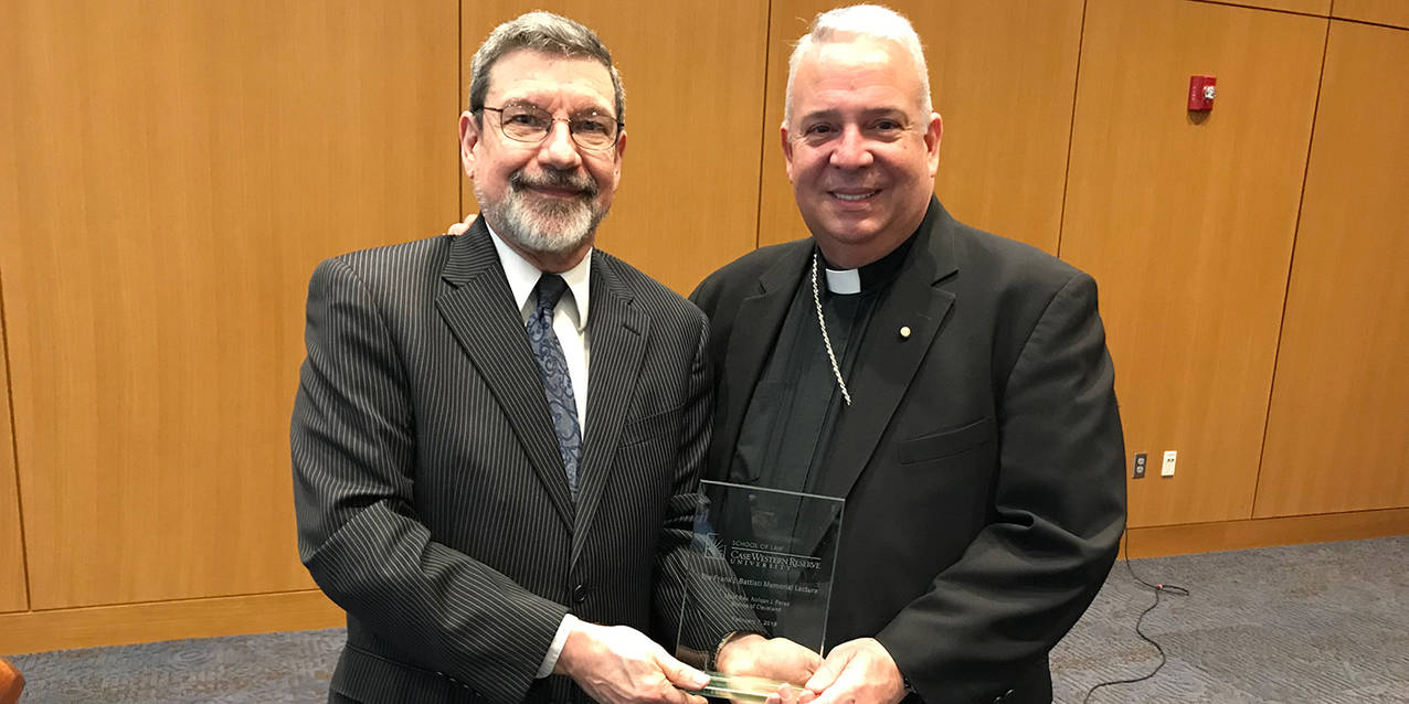 Immigration is a human story, bishop tells group at Case Western Reserve University