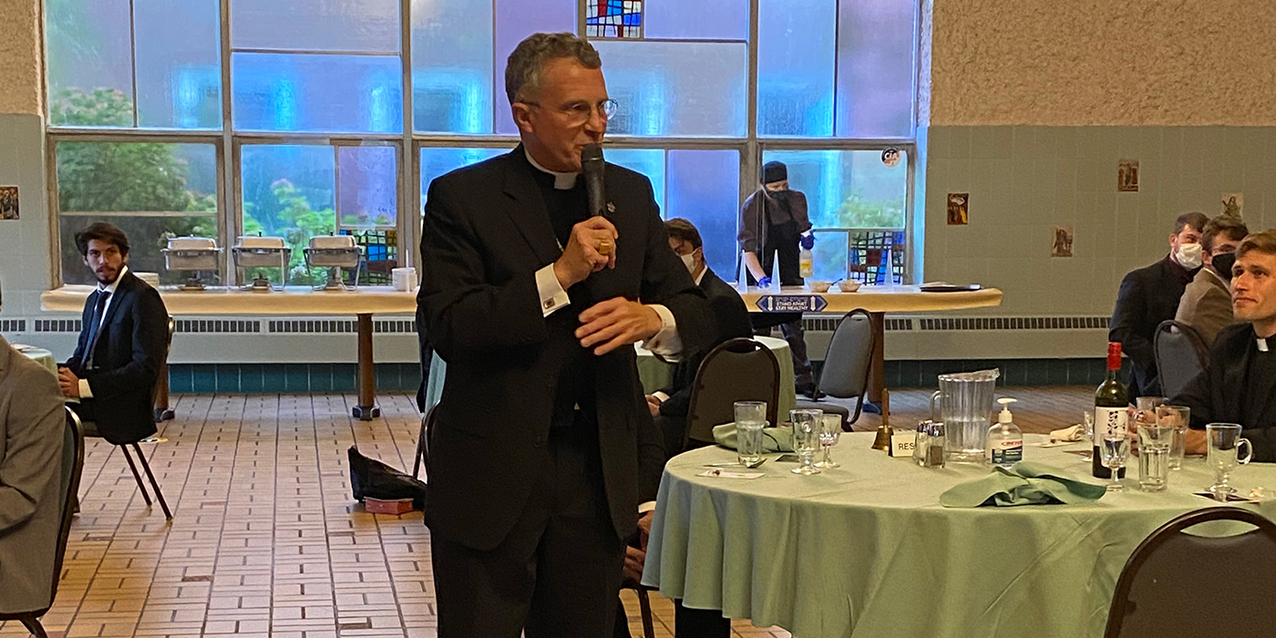 Archbishop Broglio celebrates Mass with diocesan seminary community