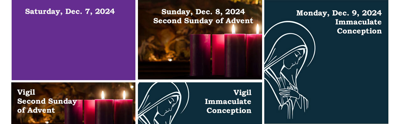 Solemnity of the Immaculate Conception transferred to Dec. 9 this year