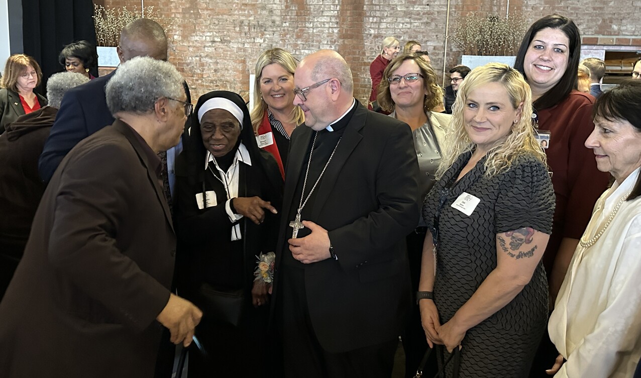 Overflow crowd hears bishop’s State of the Diocese; Sr. Juanita Shealey is honored