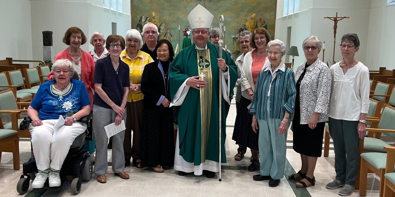 Mass celebrated by Bishop Malesic honors Dominican Sisters of Peace