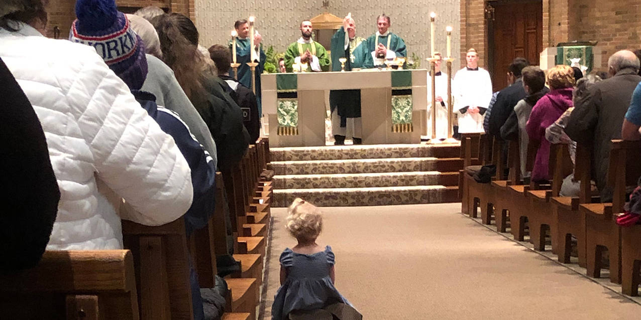 St. Francis de Sales Parish, School mark 70th anniversary with visit from bishop