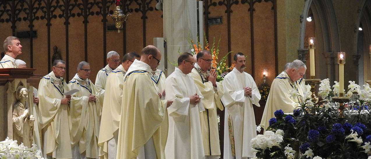 Four men begin service as permanent deacons in the Diocese of Cleveland