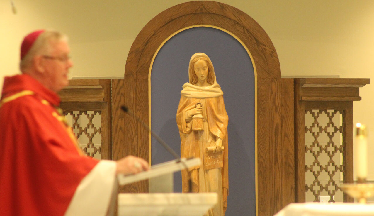 Bishop Woost welcomes all ‘home’ during opening Mass at CPL