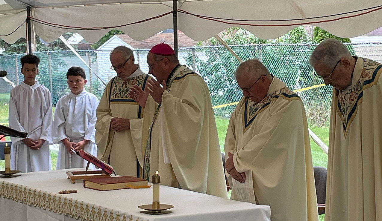 St. Monica Parish celebrates feast day with Mass, picnic